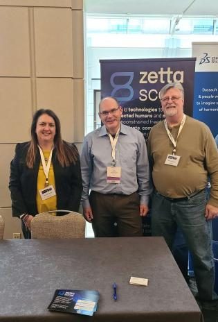 Donna Prevett, Erik Hendriks and Mike Roberts from ZettaScale